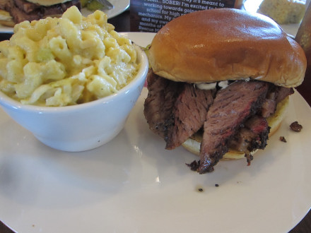 Brisket sandwich