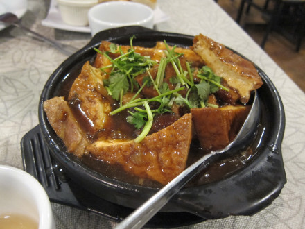 Tofu hot pot