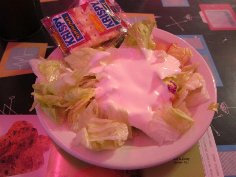 Salad with house dressing