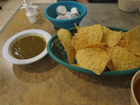 El Paso style chips and salsa