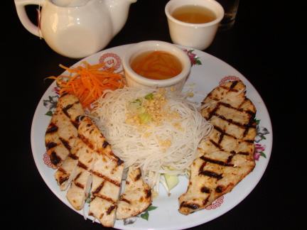 Vermicelli with chicken