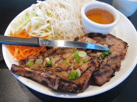 Pork Chop with Vermicelli